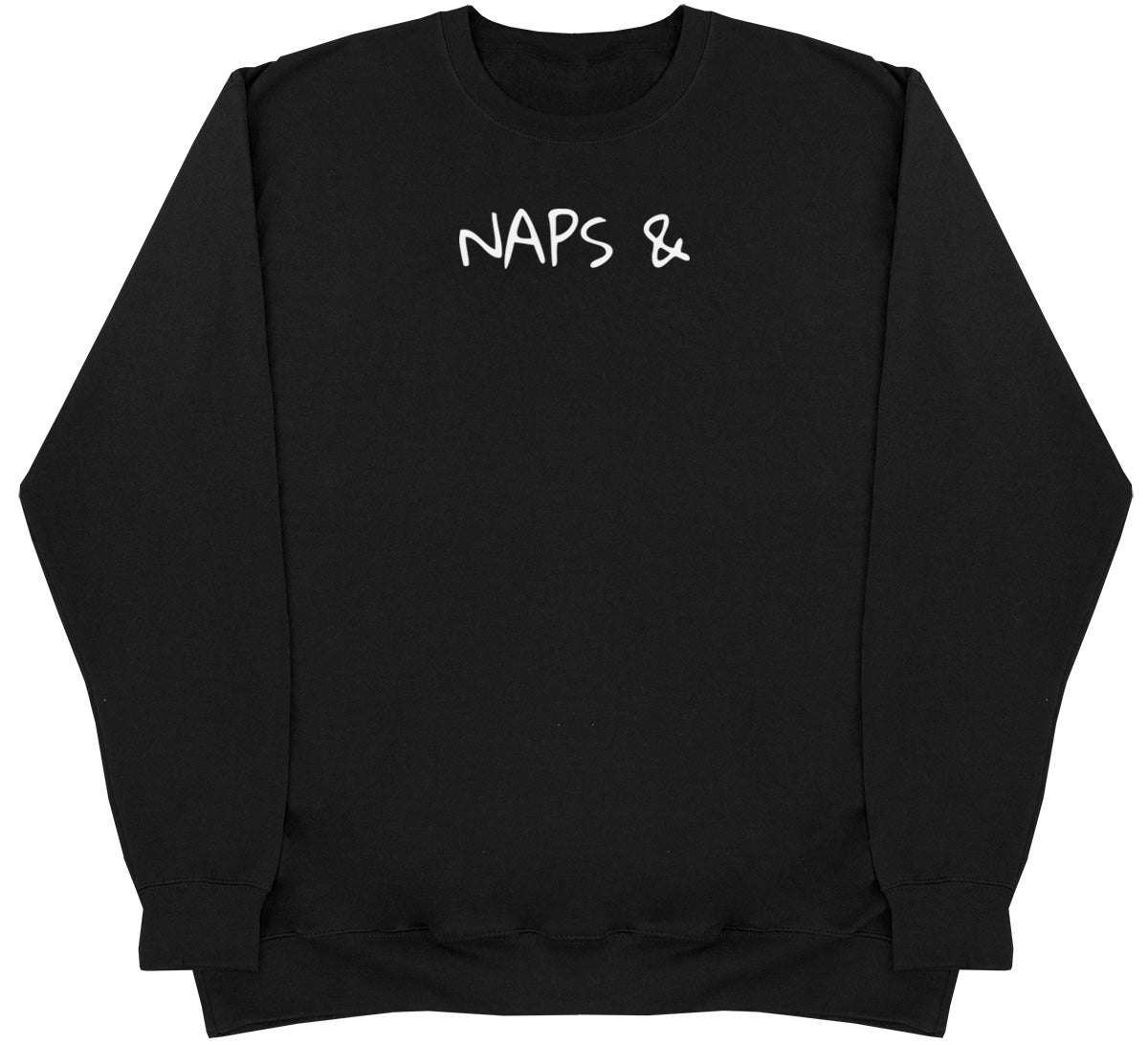 PERSONALISED Naps & - Huge Oversized Comfy Original Sweater