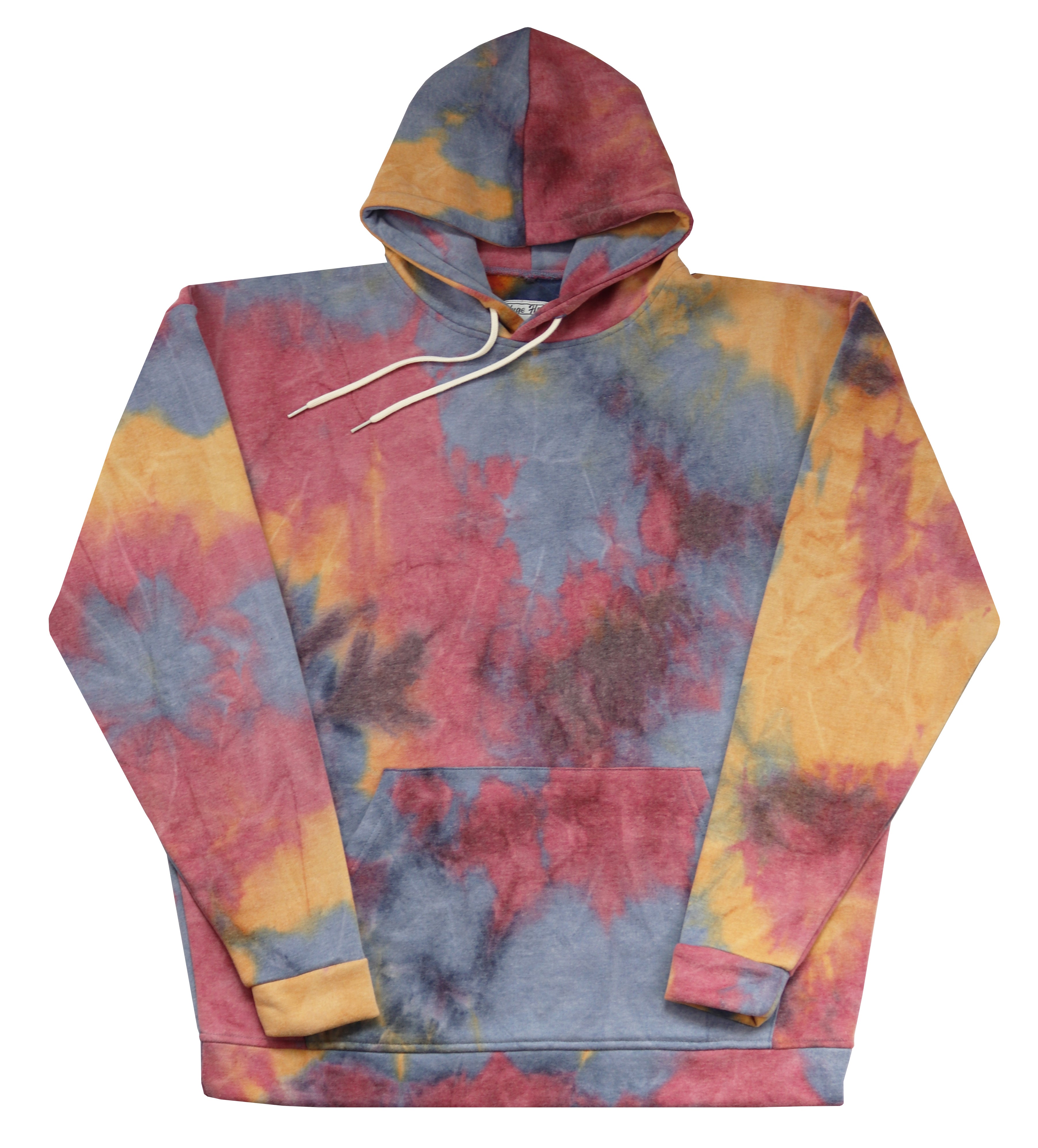 Personalised Tie Dye Hoods - Choice of Fonts - White Text